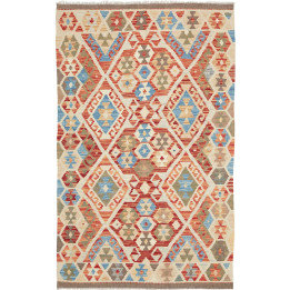Hand Made Rug Kilim Afghanistan 102x161 Multico