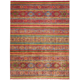 Hand Made Rug Istintia Pakistan 269x353 Red Och