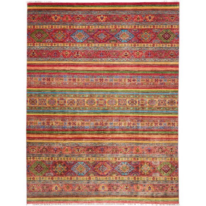 Hand Made Rug Istintia Pakistan 269x353 Red Och