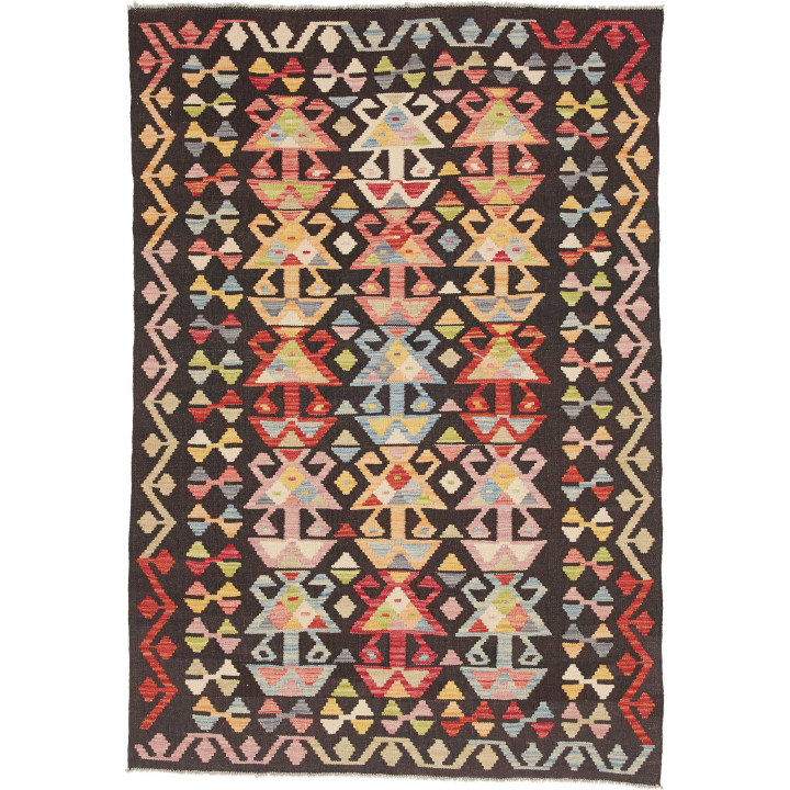Hand Made Rug Kilim Afghanistan 119x174 Dark Br