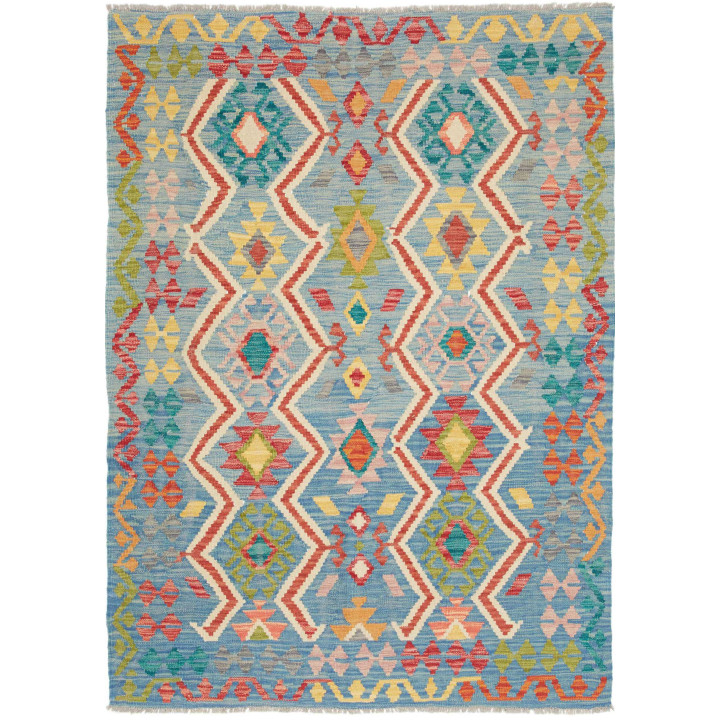 Hand Made Rug Kilim Afghanistan 125x172 Light B