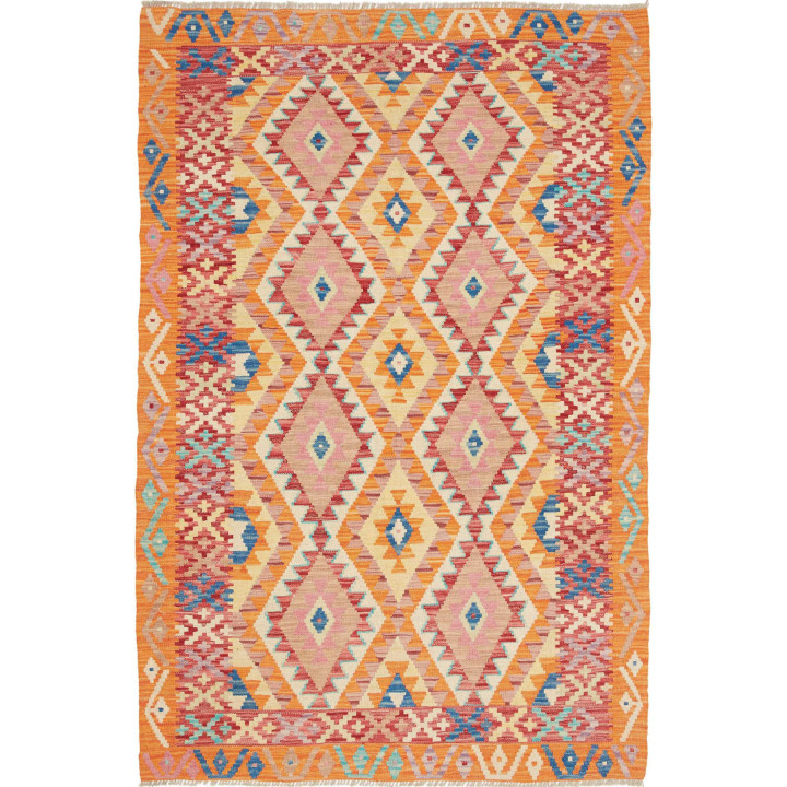 Tappeto Originale Kilim Afghanistan 124x181 Ara