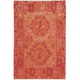 Hand Made Rug Kilim Afghanistan 118x179 Red Ora