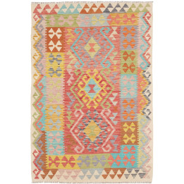 Hand Made Rug Kilim Afghanistan 102x146 Multico