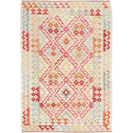 Hand Made Rug Kilim Afghanistan 105x144 Ivory R