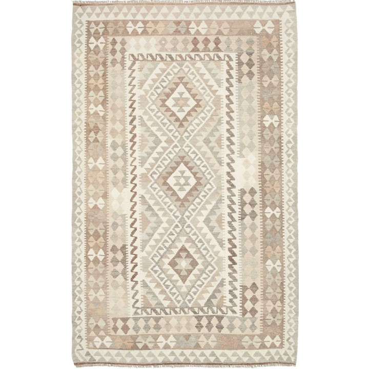 Hand Made Rug Kilim Afghanistan 127x201 Beige T