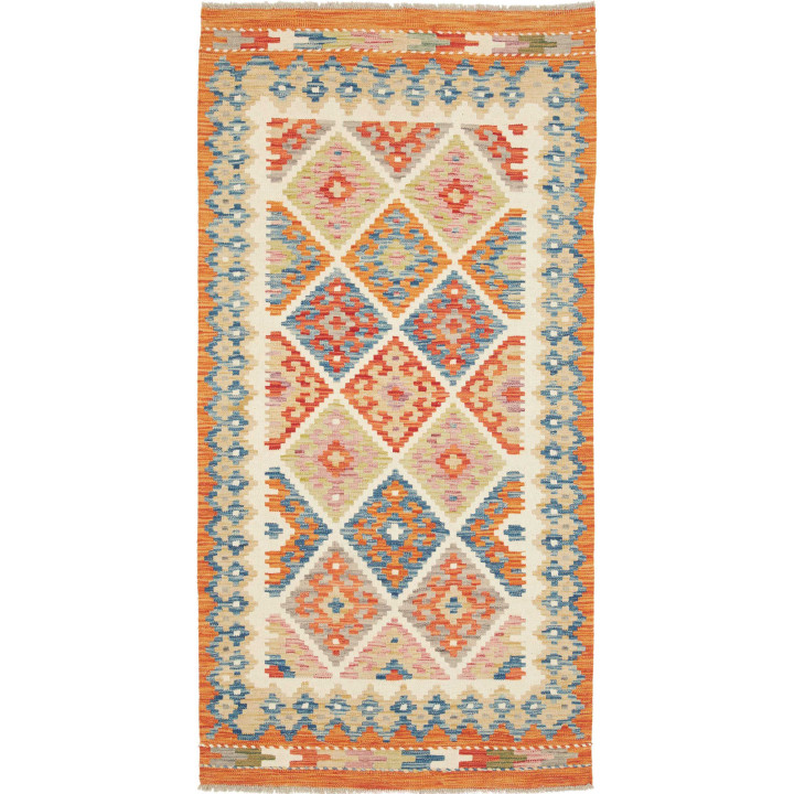 Tappeto Originale Kilim Afghanistan 100x197 Ara
