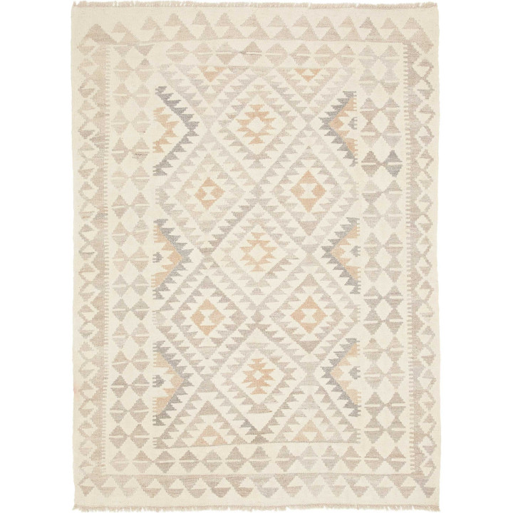 Hand Made Rug Kilim Afghanistan 127x172 Ivory G