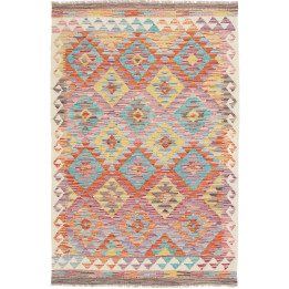 Hand Made Rug Kilim Afghanistan 101x150 Multico