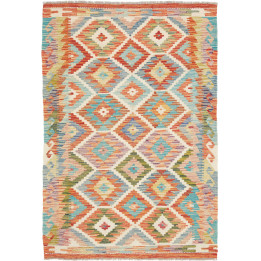 Hand Made Rug Kilim Afghanistan 102x152 Multico