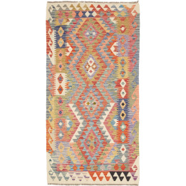 Hand Made Rug Kilim Afghanistan 103x198 Coral R