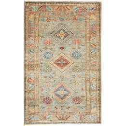 Hand Made Rug Kazak Fine Pakistan 96x153 Sage G
