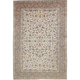 Tappeto Originale Kashan Persia 280x412 Avorio