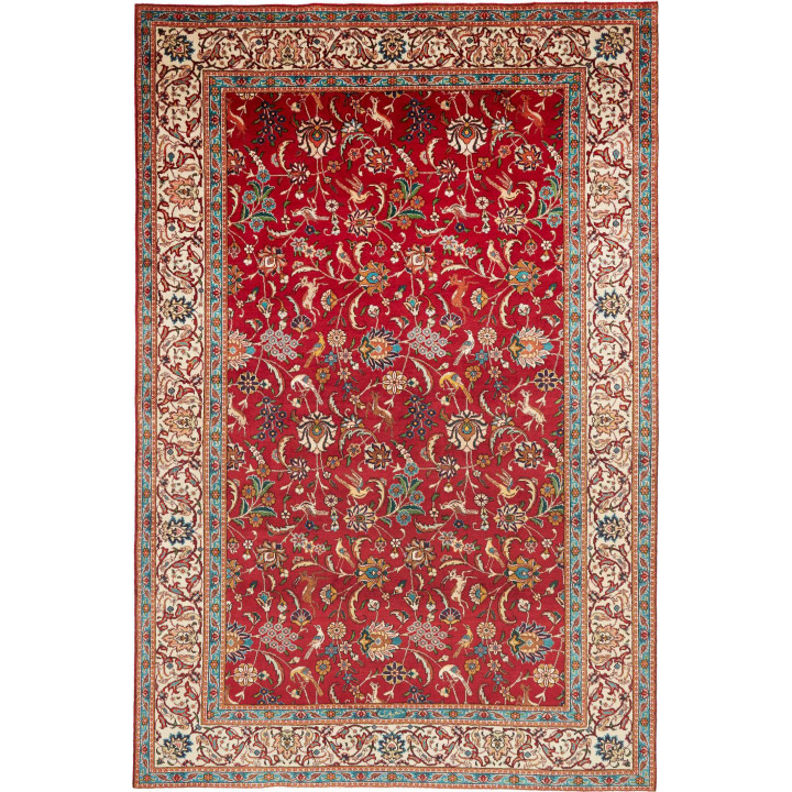 Tappeto Originale Tabriz Persia 230x345 Rosso A