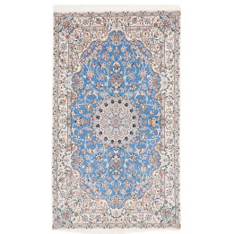 Tappeto Originale Nain 9la Persia 153x255 Azzur