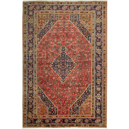 Hand Made Rug Ardabil Persia 191x290 Rust Red D