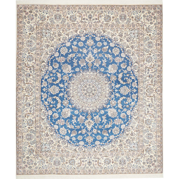 Hand Made Rug Nain 9la Persia 251x291 Blue Ivor