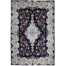 Tappeto Originale Kashmar Persia 216x322 Blu Sc