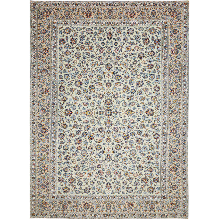 Tappeto Originale Kashan Persia 308x416 Avorio
