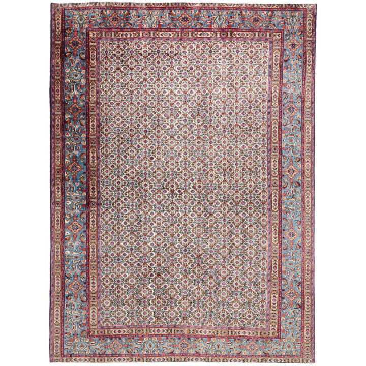 Hand Made Rug Moud Persia 215x293 Ivory Sky Blu