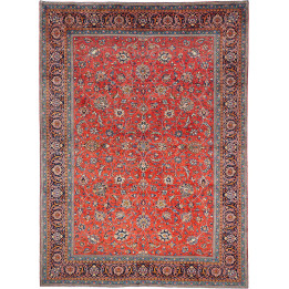 Tappeto Originale Sarough Persia 245x337 Rosso