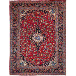 Hand Made Rug Ardakan Persia 310x415 Red Dark B