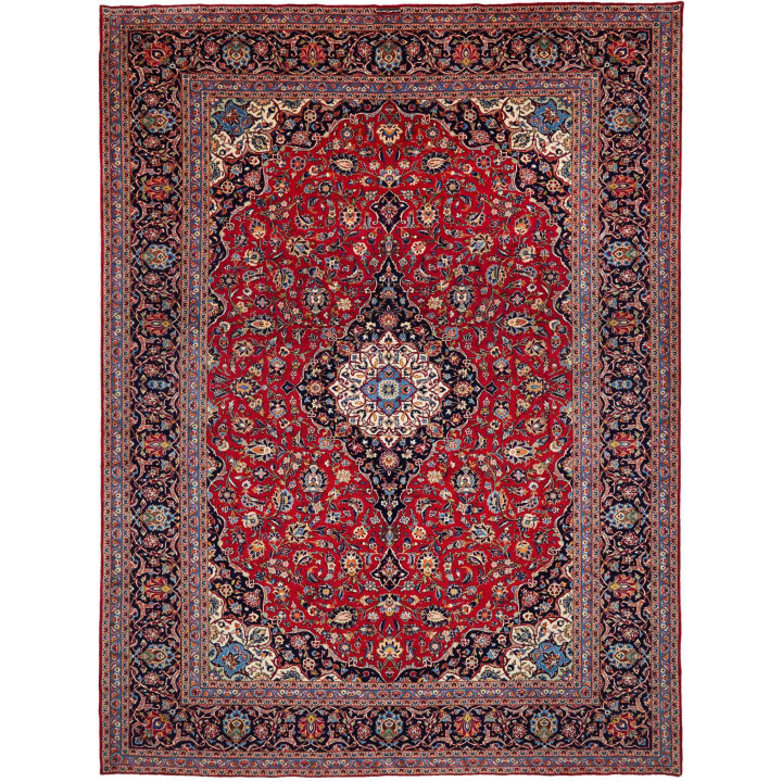 Hand Made Rug Ardakan Persia 310x415 Red Dark B