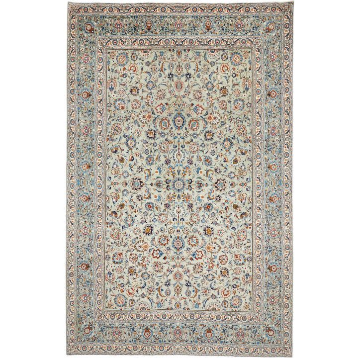 Tappeto Originale Kashan Persia 273x422 Verde S