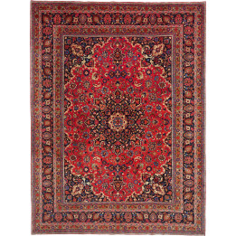 Tappeto Originale Mashad Persia 297x395 Rosso B