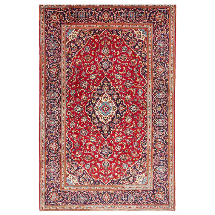 Hand Made Rug Ardakan Persia 198x302 Red Dark B