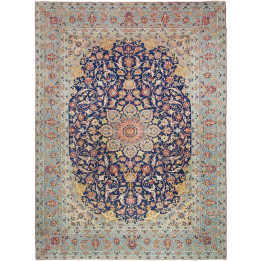 Hand Made Rug Nadjafabad Persia 310x423 Dark Bl