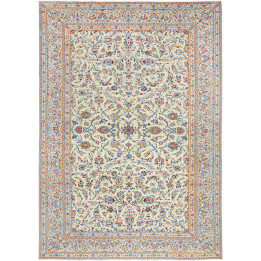Tappeto Originale Kashan Persia 250x350 Avorio