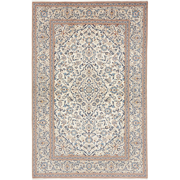 Tappeto Originale Kashan Persia 200x304 Avorio