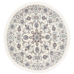 Hand Made Rug Nain Kashmar Persia 140x152 Ivory