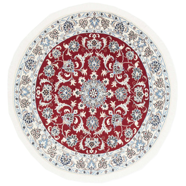 Tappeto Originale Nain Kashmar Persia 130x135 R