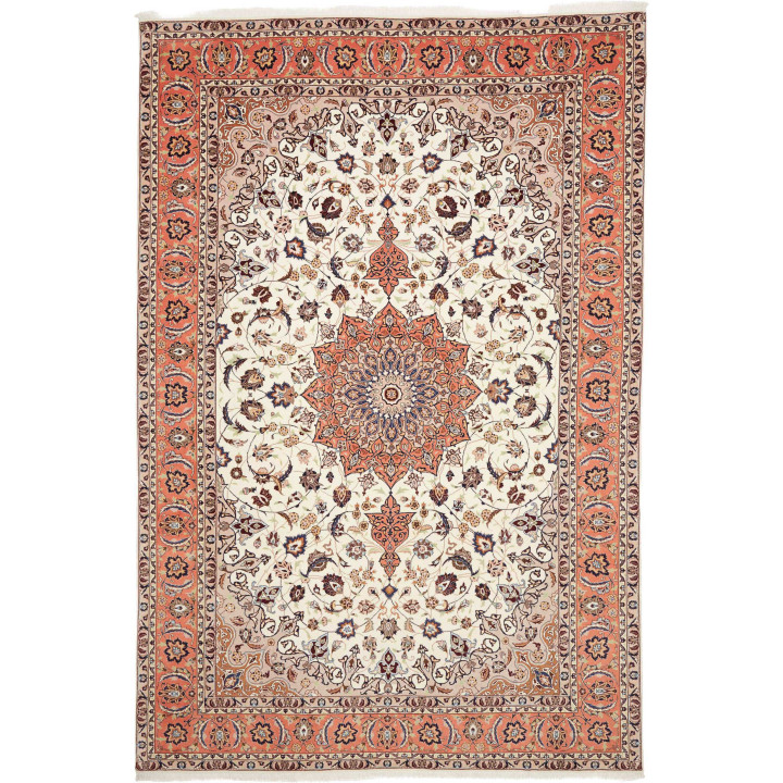 Tappeto Originale Tabriz 50 Raj Persia 202x307