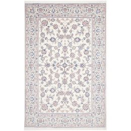 Hand Made Rug Nain Kashmar Persia 197x303 Ivory