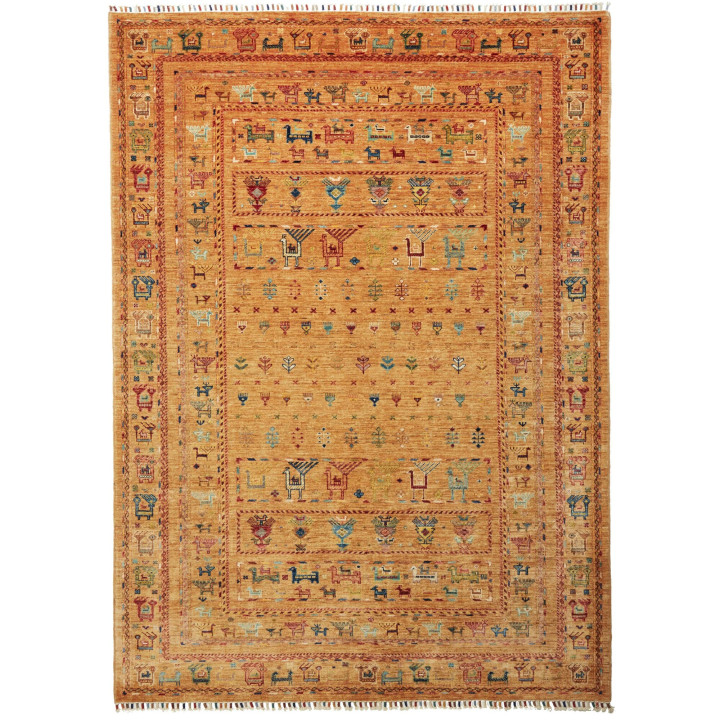Hand Made Rug Istintia Pakistan 173x242 Orange