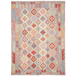 Tappeto Originale Kilim Afghanistan 169x234 Gri