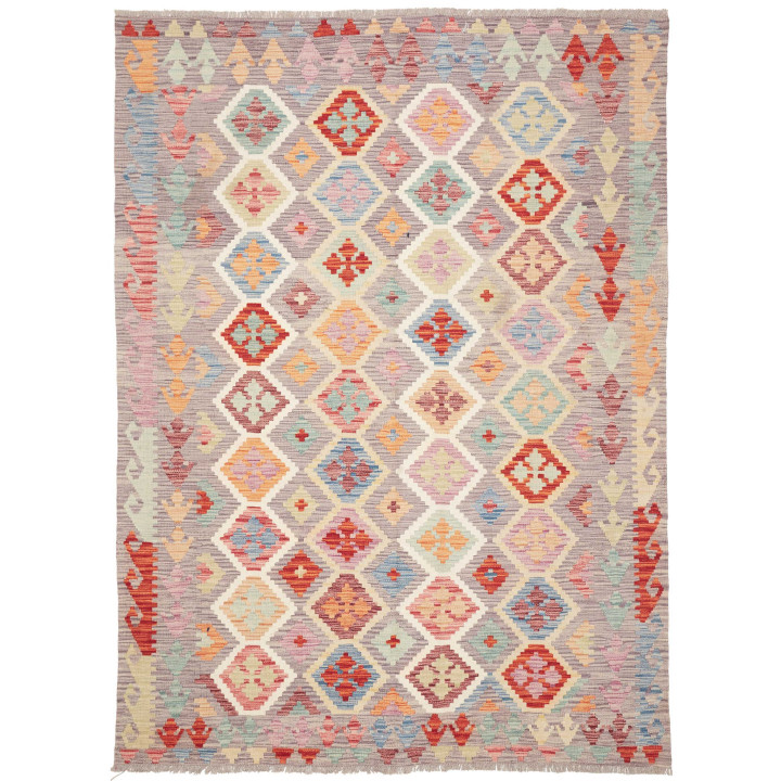 Hand Made Rug Kilim Afghanistan 169x234 Taupe G