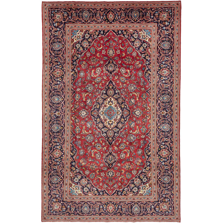 Hand Made Rug Ardakan Persia 195x312 Red Dark B
