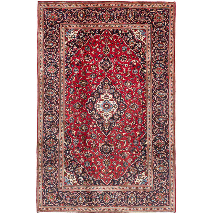 Hand Made Rug Ardakan Persia 197x300 Red Dark B