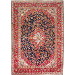 Tappeto Originale Kashan Persia 250x357 Rosso B