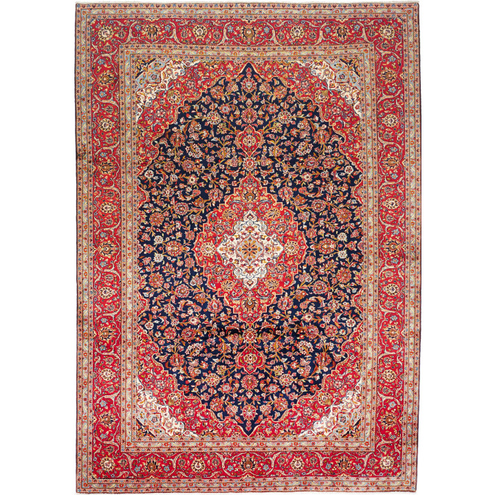 Tappeto Originale Kashan Persia 250x357 Rosso B