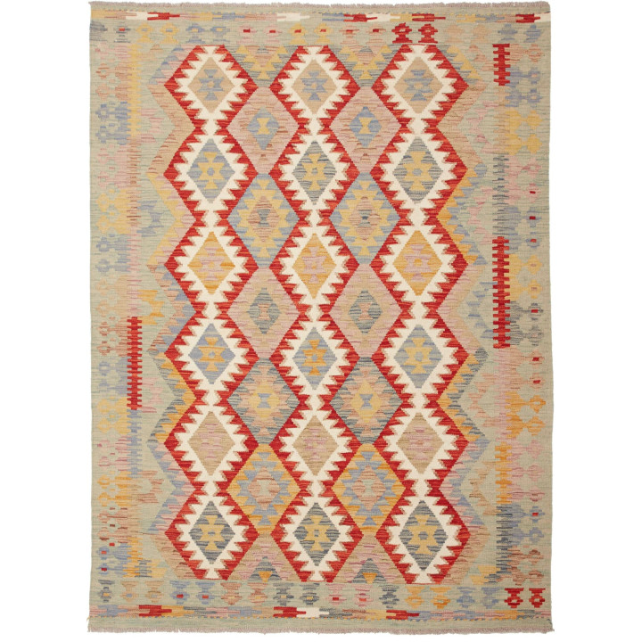 Tappeto Originale Kilim Afghanistan 150x201 Gri