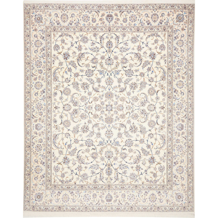 Hand Made Rug Nain 6la Persia 255x316 Ivory Blu
