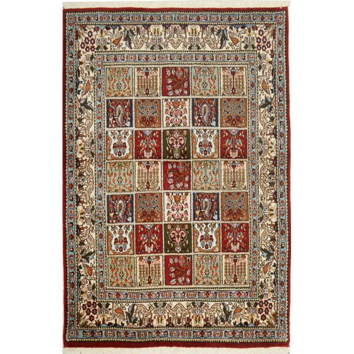 Tappeto Originale Moud Persia 96x145 Rosso Azzu