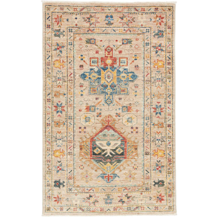 Hand Made Rug Floralia Pakistan 81x128 Beige Bl