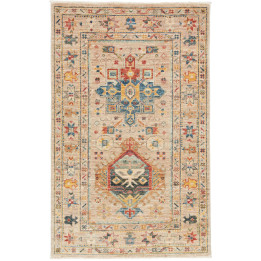 Tappeto Originale Floralia Pakistan 79x125 Beig