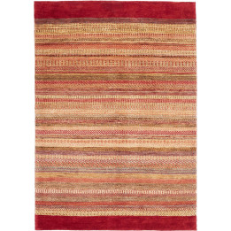 Hand Made Rug Cromopura Pakistan 126x178 Red Be